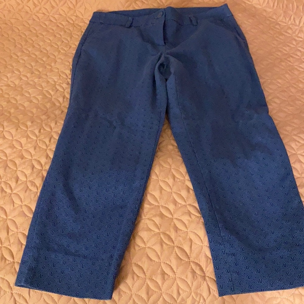 Blue slacks size 8